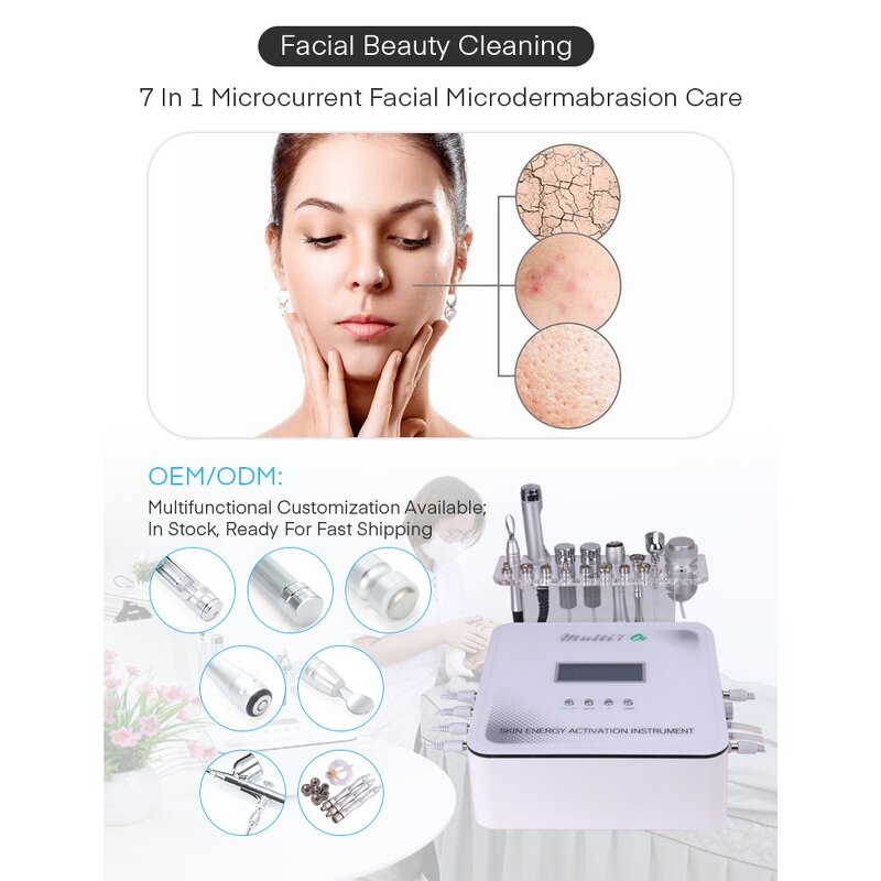 7 in 1 Galvanic Facial Machine - 20% Off Blackhead Removal Skin Activation Device