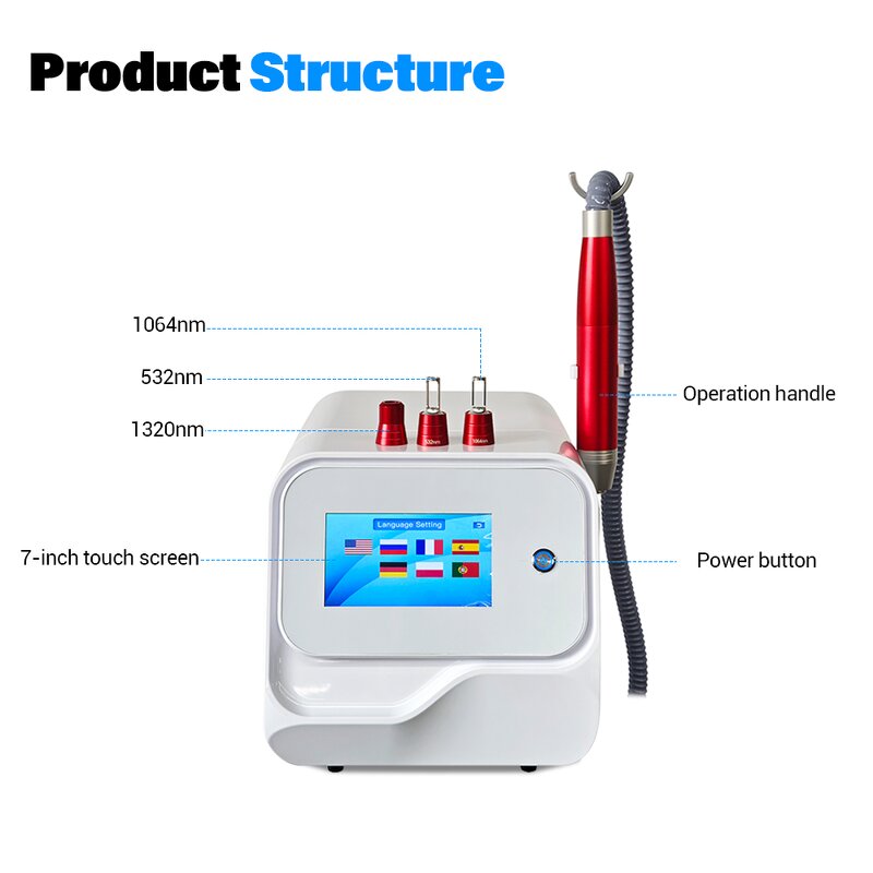Picosecond Laser Machine - New Portable Blackhead Remover with 8 Languages