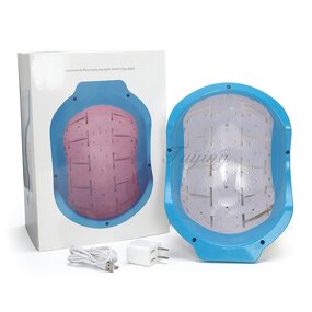 LED Hair Regrowth Helmet - Red Light Anti Hair Loss Treatment with 80 Diodes