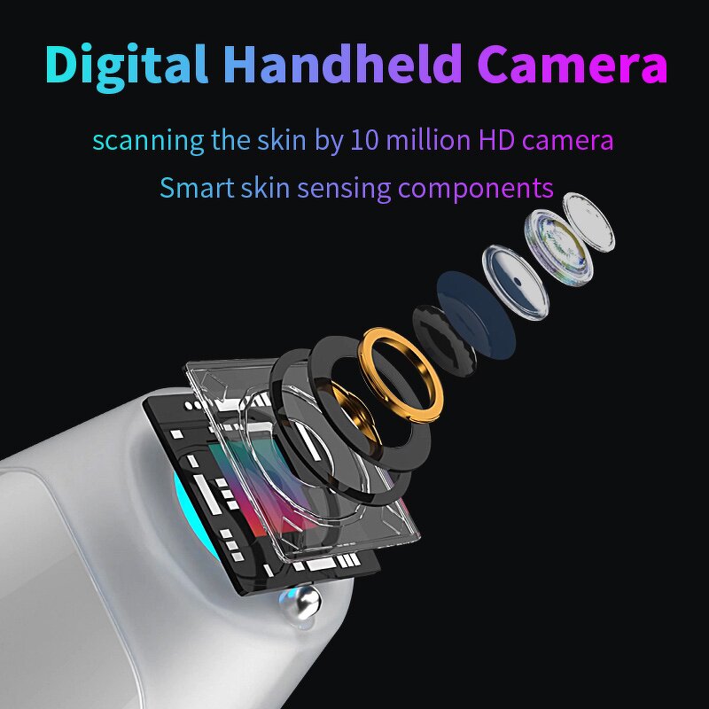 3D Skin Analyzer - New Tech Portable Face Analysis with Handheld Camera