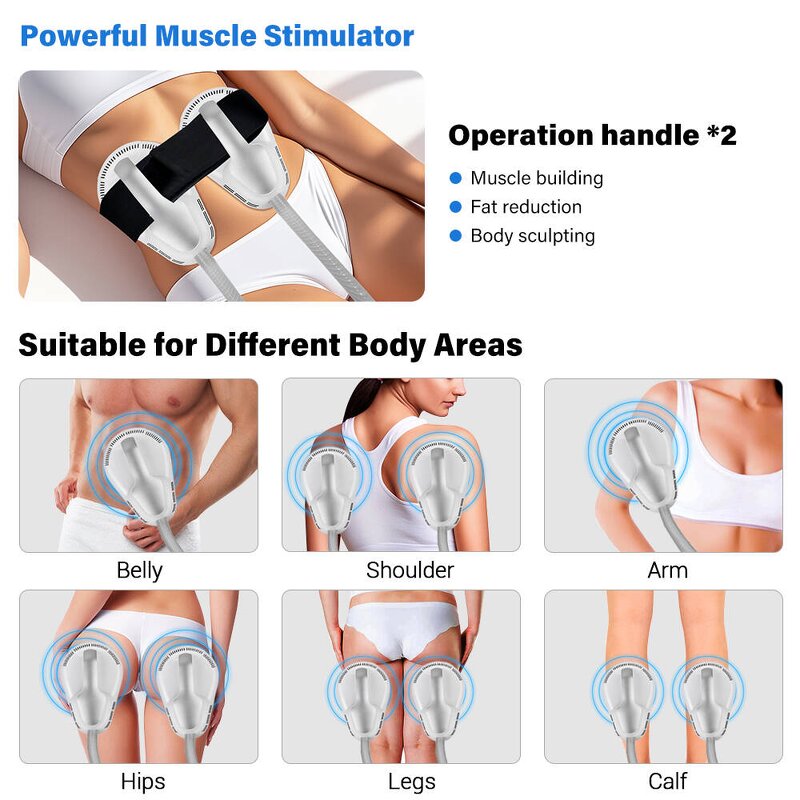 4 in 1 Body Stimulator - Newest Portable 5.6-inch Touch Screen Roller Massage