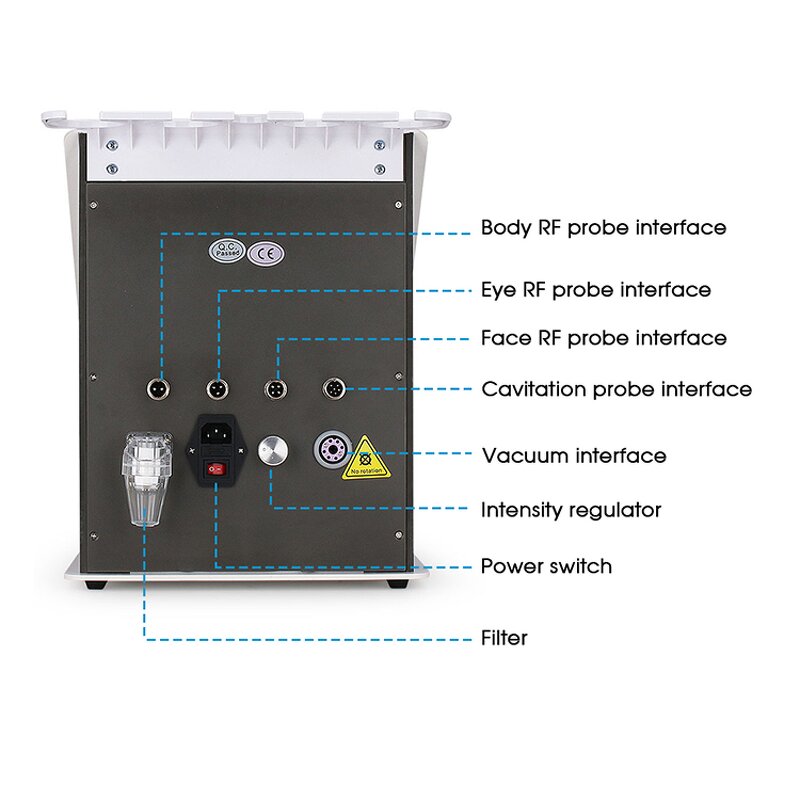5in 1 Slimming Machine - Multifunctional 40k Cavitation RF Vacuum Body Device