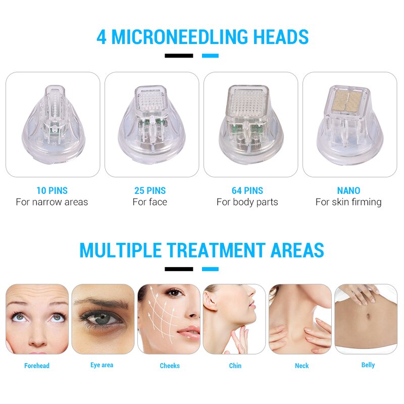 RF Microneedling Machine - 2022 Portable Gold Fraction Needles Skin Tightening