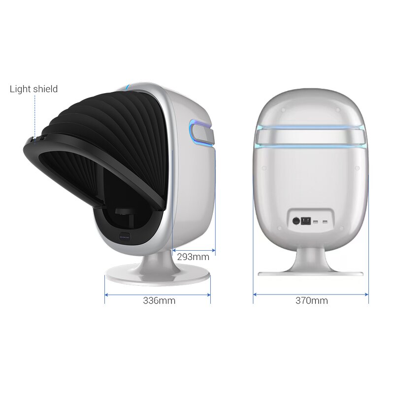 AI Face Skin Analyzer - New Tech Portable 15.6-inch 16 Languages with Moisture Pen