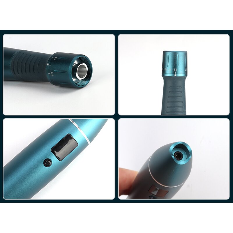 Nano Derma Pen - Electric Microneedling 6 Speed Painless Agujas Device