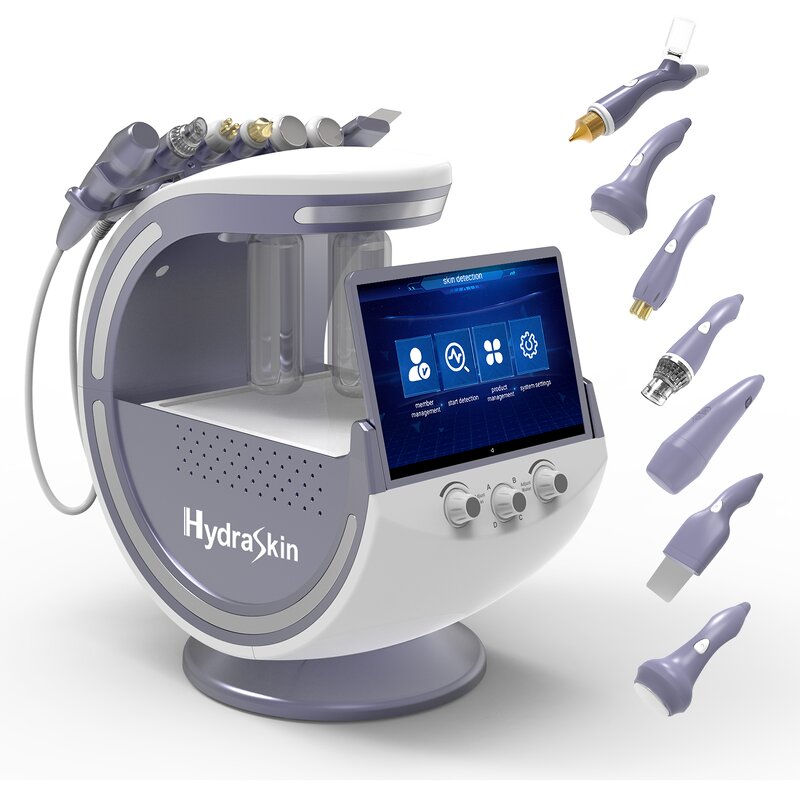 7 in 1 Hydra Facial Machine - Hot Sales Portable Blackhead Removal with Skin Analysis