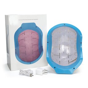 LED Hair Regrowth Helmet - Laser Anti Hair Loss Treatment with 80 Diodes
