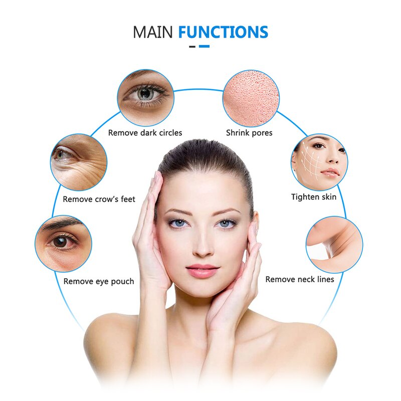 Derma Pen Mesotherapy - Nano Microneedling LED RF Microcurrent Face Lift Machine