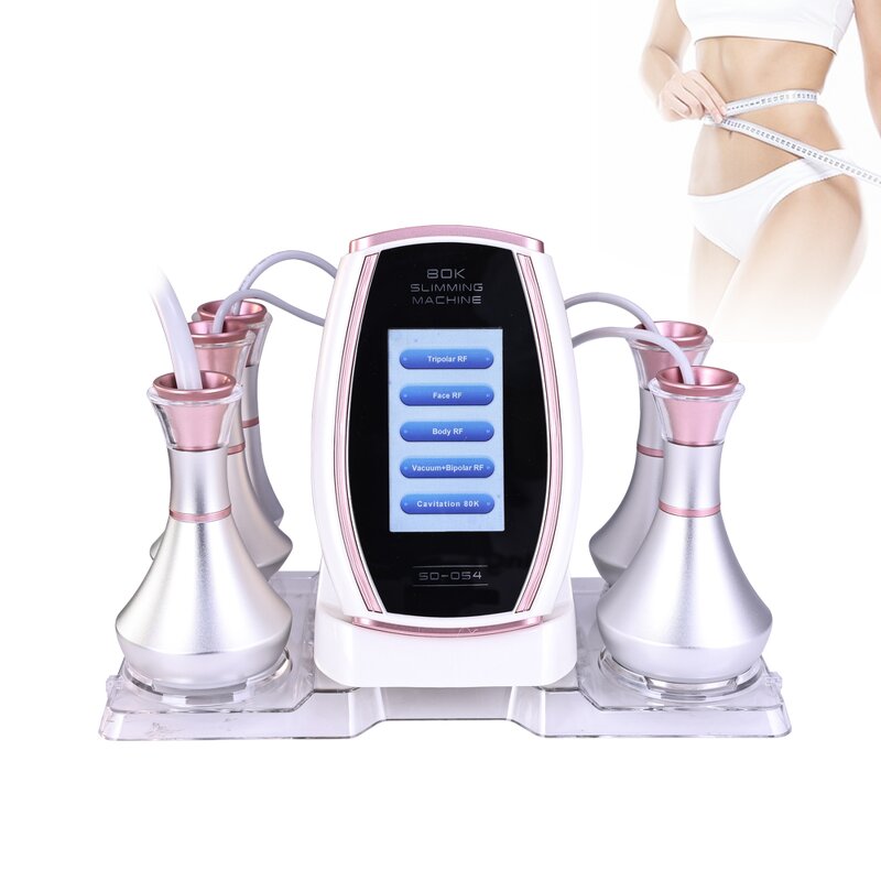 5 in 1 Slimming Machine - Fat Burning RF Vacuum 80K Cavitation 3 RF Handles