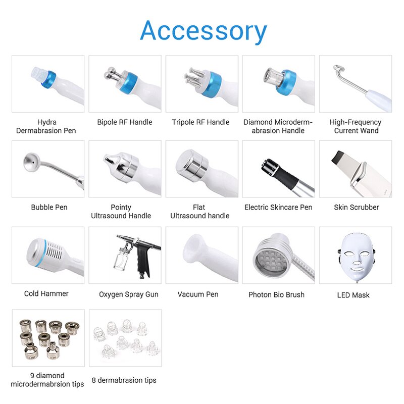 15 in 1 Hydra Facial Machine - Hot Sales Professional Blackhead Removal Device