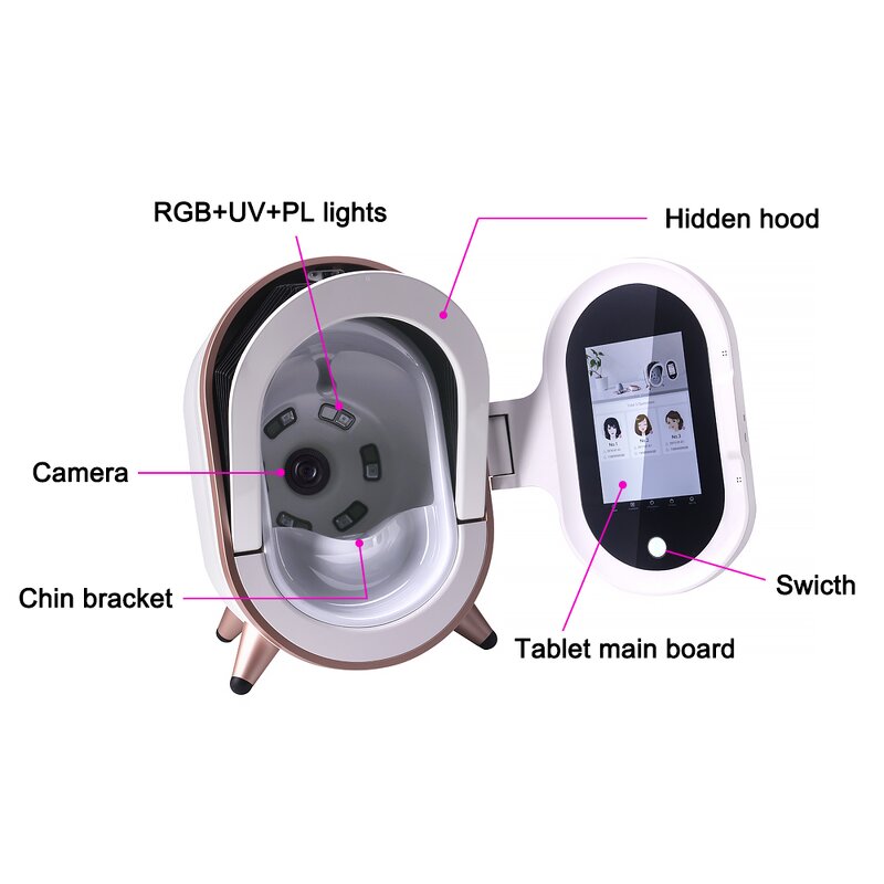 M9 Magic Mirror - Max Skin Detection 12 Kinds Analysis Wifi Shooting Device