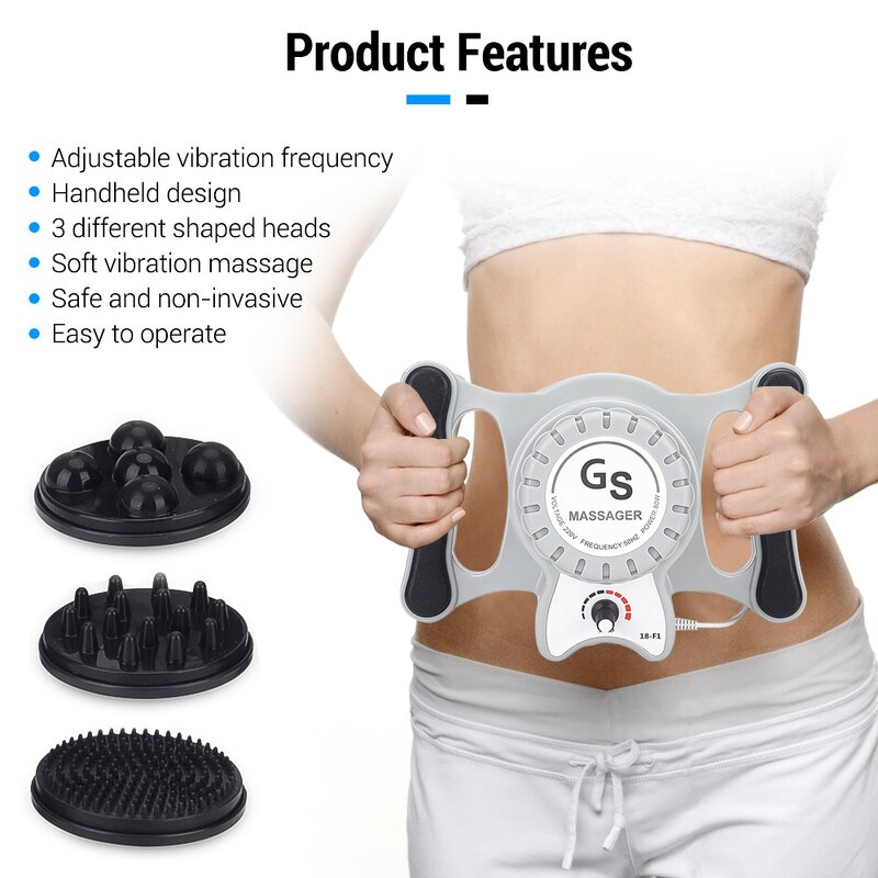 G8 Body Slimming Massager - 2024 Home Use 3 Heads Vibration G5 Shaping JF628