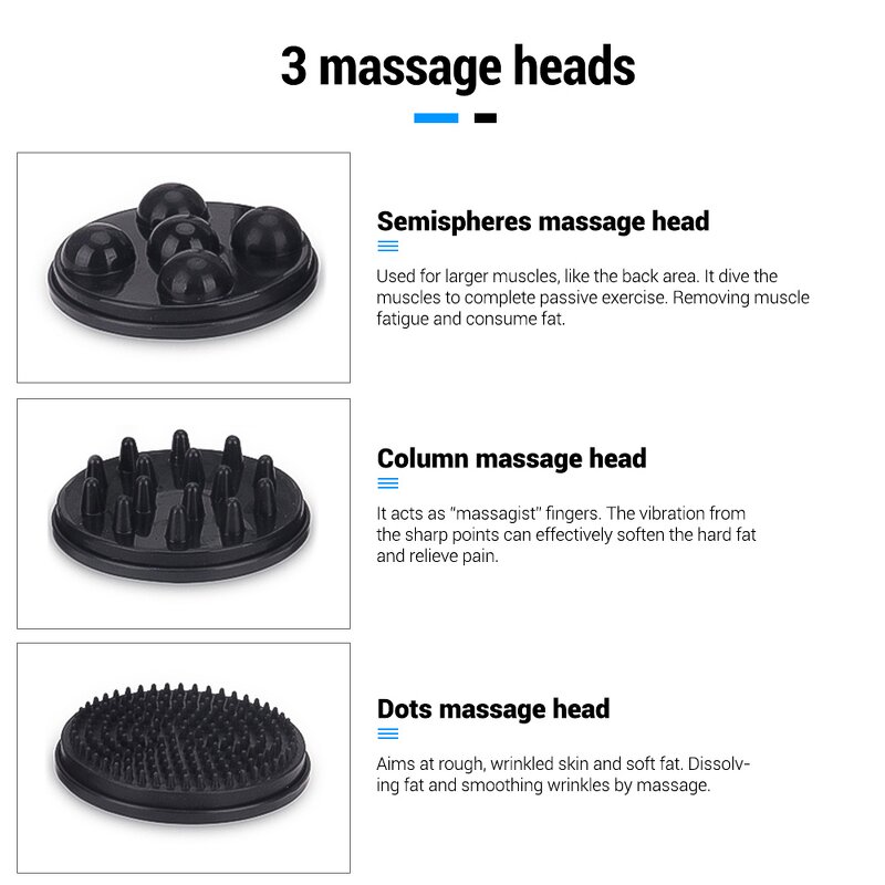 G8 Body Slimming Massager - 2024 Home Use 3 Heads Vibration G5 Shaping JF628