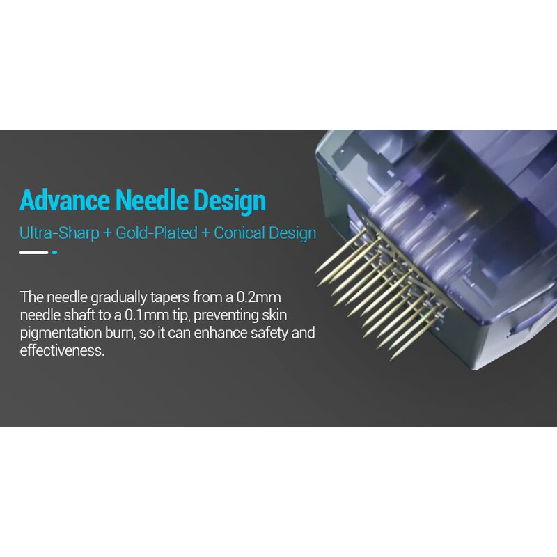 RF Microneedling Machine - Portable Scar Acne Eraser Gold Fractionated Device