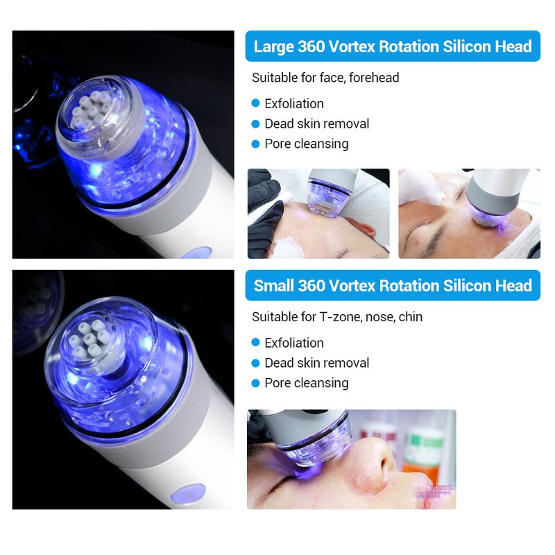 11 in 1 Hydra Facial Machine - New Tech Portable 360 Vortex Rotation Handle