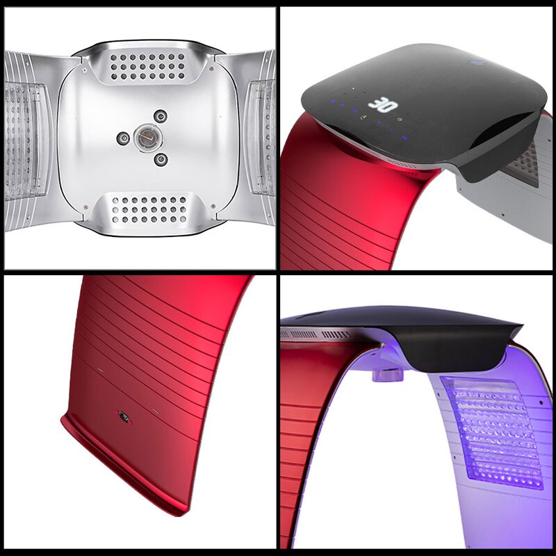 7 Color LED Light Therapy - Portable Panel UV Cold Spray Facial Beauty Device