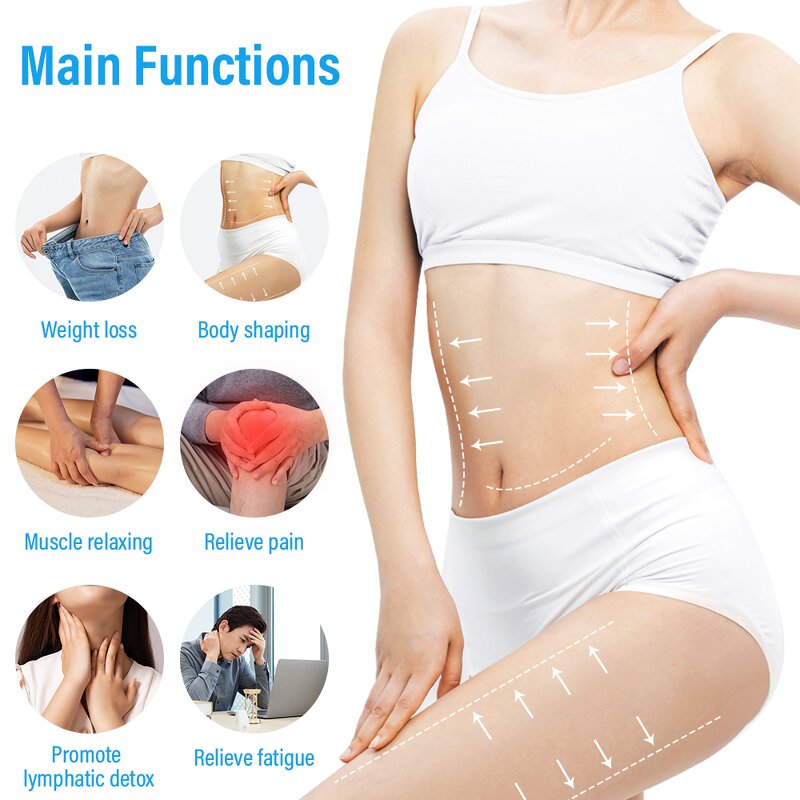 3 in 1 Lymphatic Machine - Boots Pressotherapy Lymph Drainage Body Massager