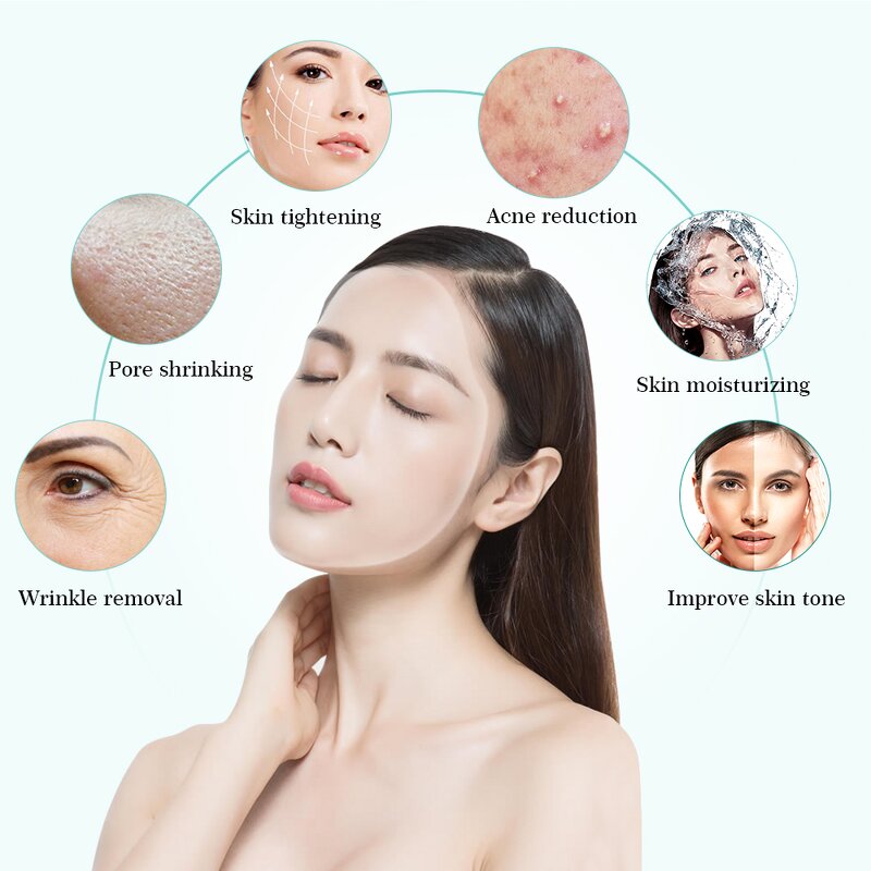 Gold Hydra Roller - Safe 64 Pin 0.25/0.5/1mm Skin Tightening Glass Bottle