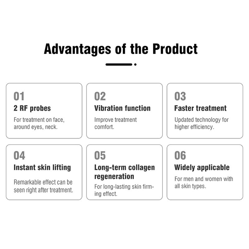 RF Beauty Machine - Radio Frequency Galvanic Eye Face Body Lifting System