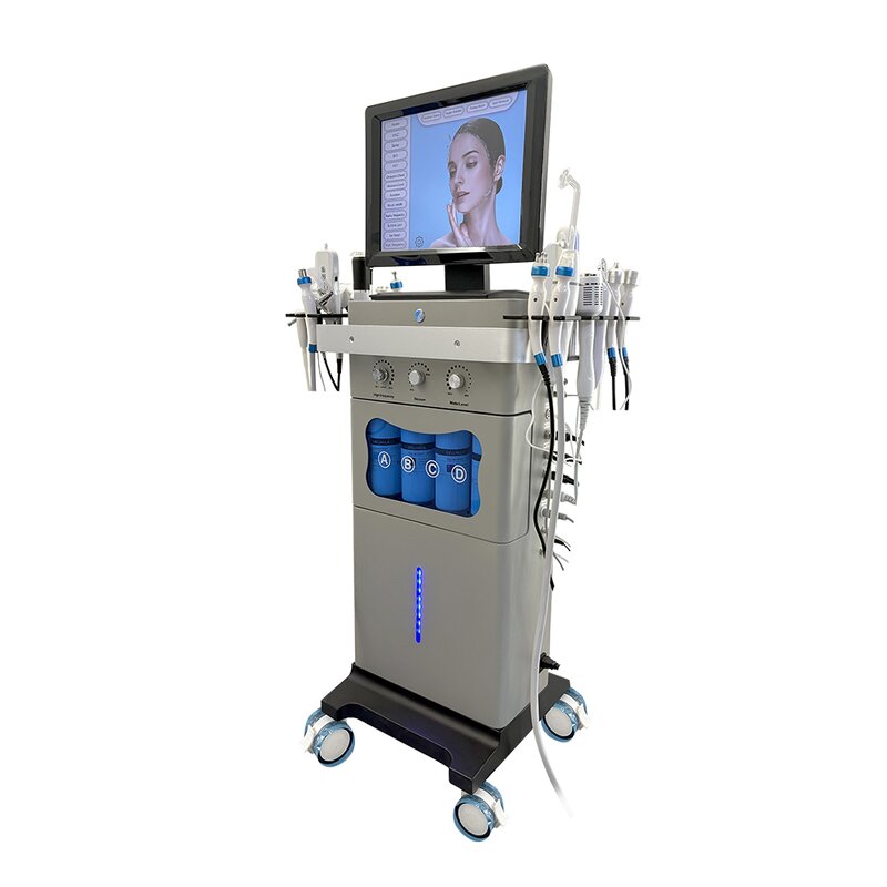 18/14 in 1 Hydra Facial Machine - Vertical Spa Blackhead Removal Face Cleaning Device