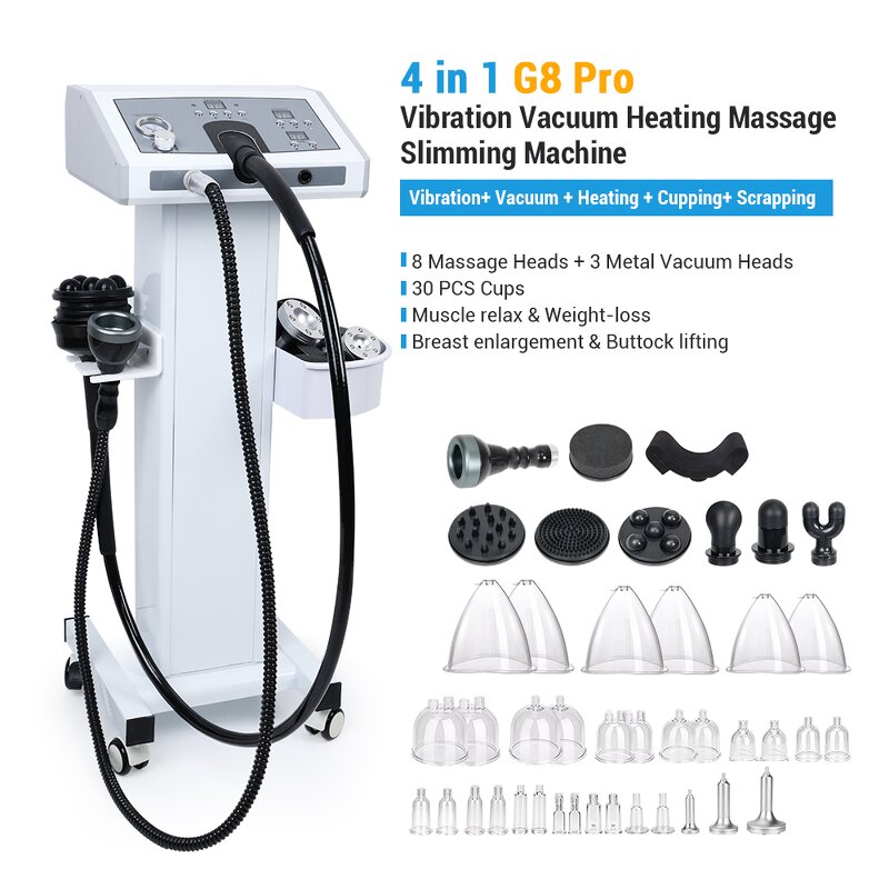 4 in 1 G8 Pro Machine - Hot Sales Vertical Vibration Vacuum G5 Cellulite Reduction