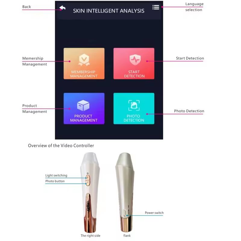 Hydra Beauty Machine Manufacturer - 8 in 1 Multifunction with Skin Analyzer System