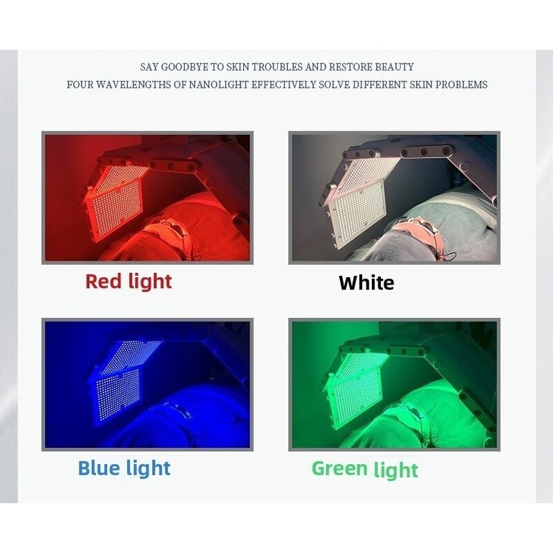 LED Facial Machine Manufacturer - Professional Spa 10 Levels 4 Colors PDT with 1830 Lamps