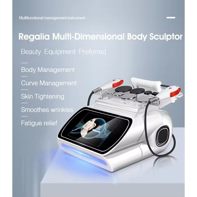 RF Face Lifting Machine Manufacturer - AU-M18 Portable 448K 3 in 1 Physio Therapy