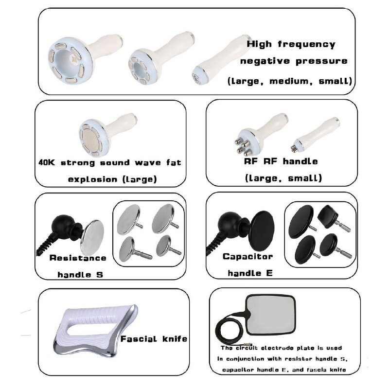 RF Slimming Machine Manufacturer - AU-G50 Professional 9 in 1 448k for Fat Removal