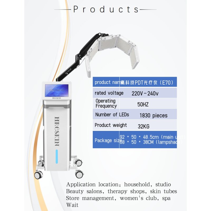 LED Light Therapy Device Manufacturer - Professional 4-Color PDT for Facial Whitening