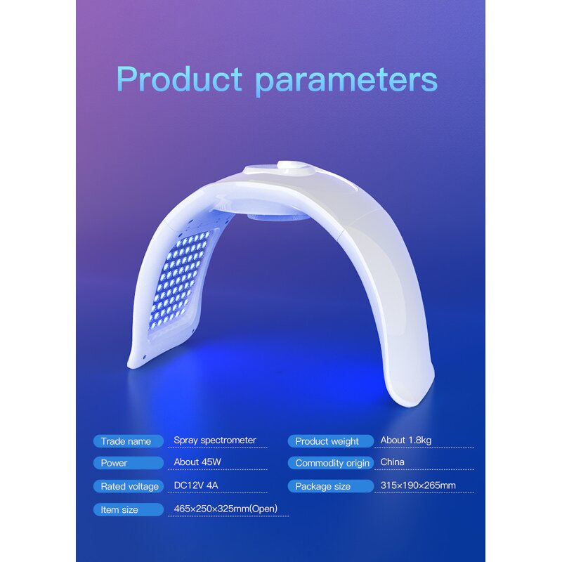 Skin Rejuvenation Machine Manufacturer - AURO Portable Nano Water Spray with 7 LED