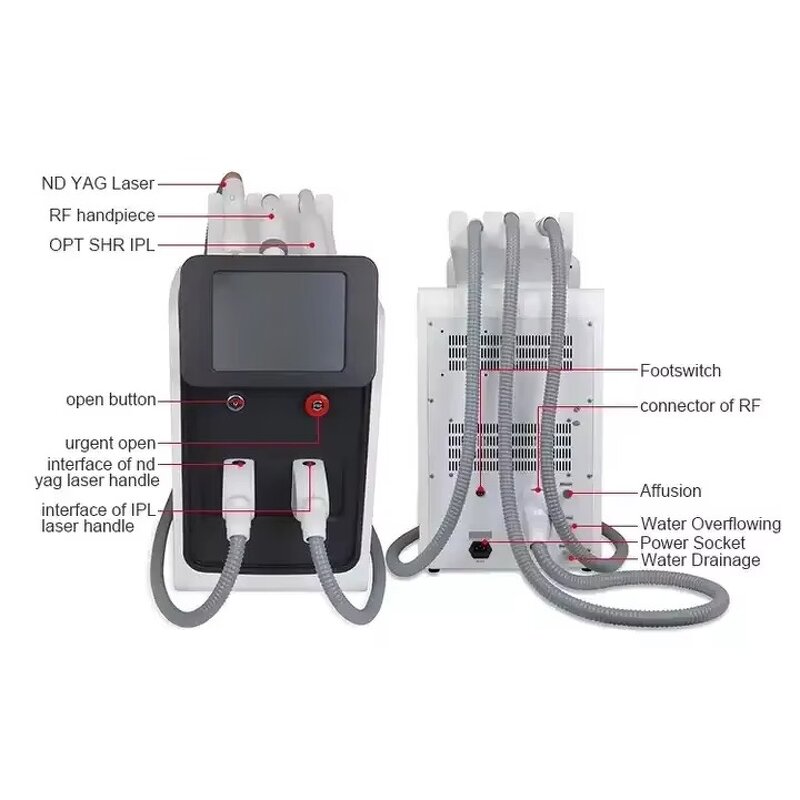 Laser Hair Removal Machine Manufacturer - Professional 3 in 1 Elight ND YAG