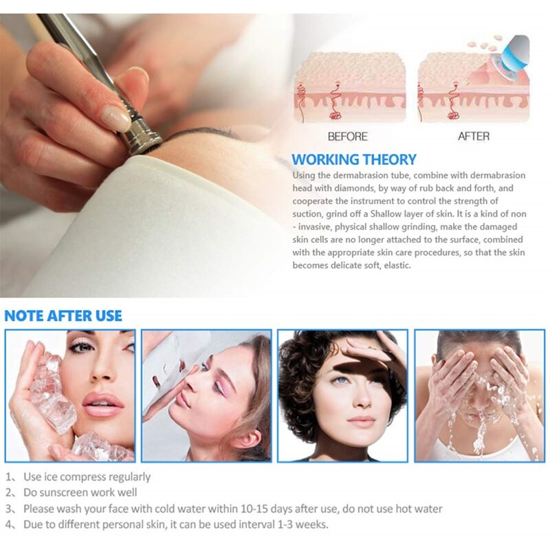 Microdermabrasion Machine Manufacturer - AU-3012 Diamond for Blackhead Removal & Peeling