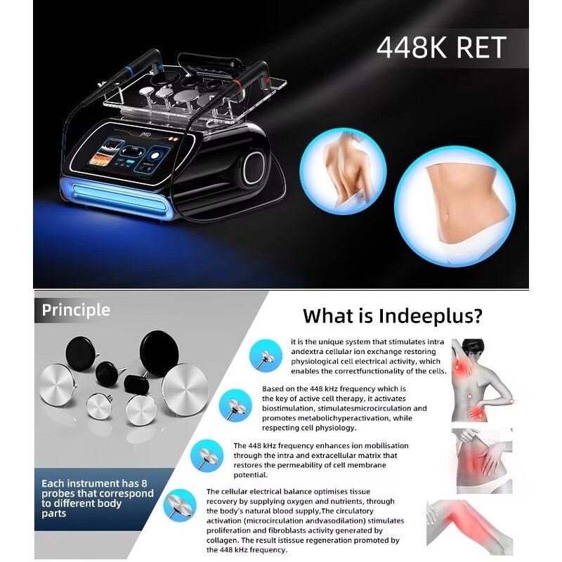 Physiotherapy Beauty Machine Manufacturer - AURO 448K for Skin Tightening & Rejuvenation