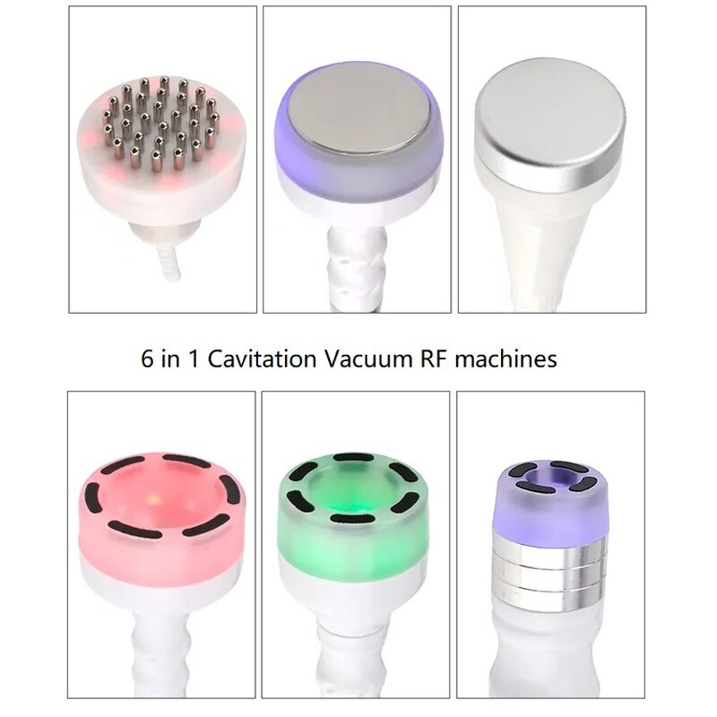 Body Slimming Machine Manufacturer - AU-44 Factory Price 6 in 1 Microcurrent RF Vacuum