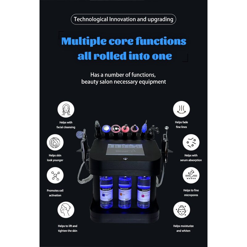 Hydra Facial Machine Manufacturer - Portable 10 in 1 Small Bubble Oxygen Aqua Peel