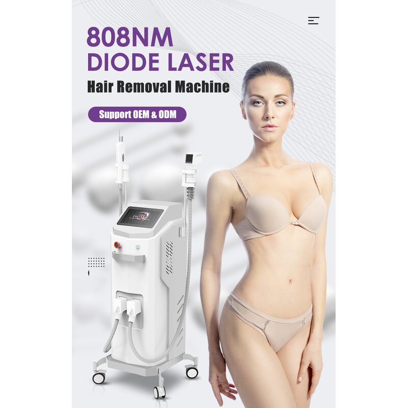Laser Hair Removal Machine Manufacturer - Standing 808 Diode & ND Yag