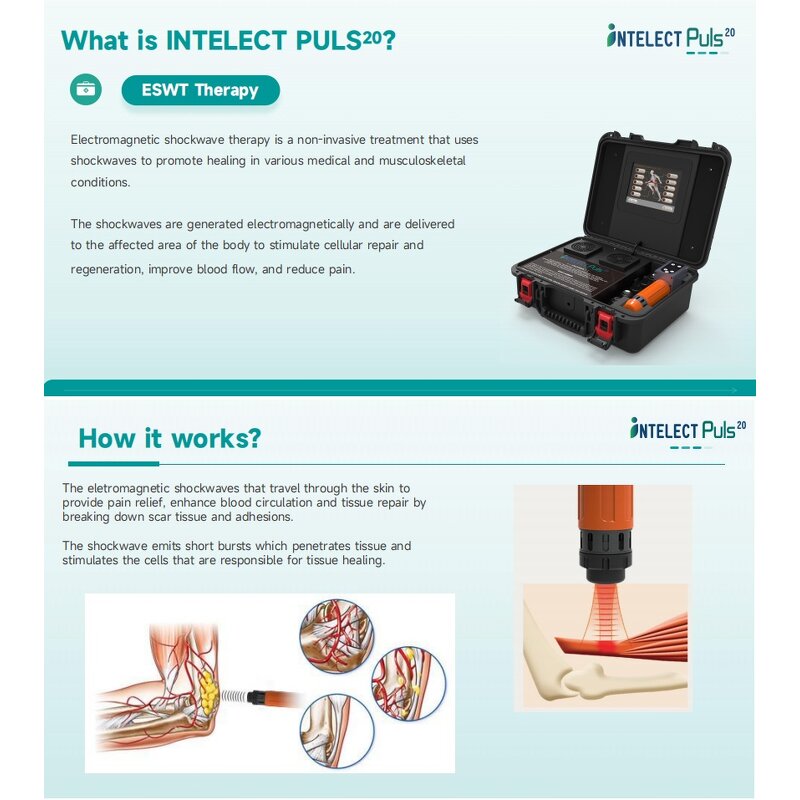 Shockwave Therapy Machine Manufacturer - AU-IP20 Physiotherapy for Injury Recovery & Pain