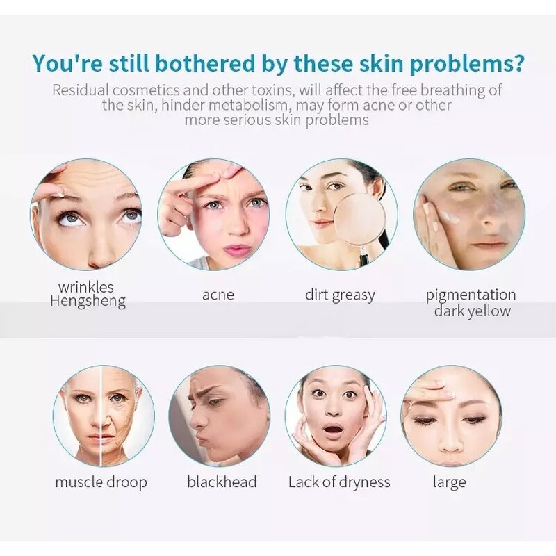 Facial Care Device Manufacturer - H2O2 New 7 in 1 Multifunctional for Skin Care