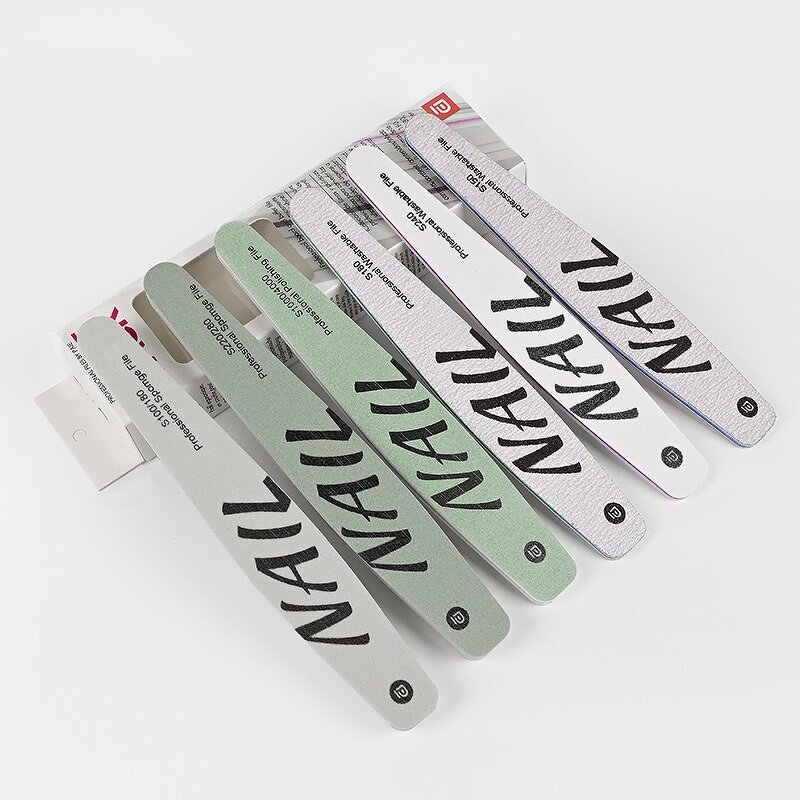 Zebra Nail Files - Factory Wholesale 100/180 Grit Washable Sandpaper Manicure Tool
