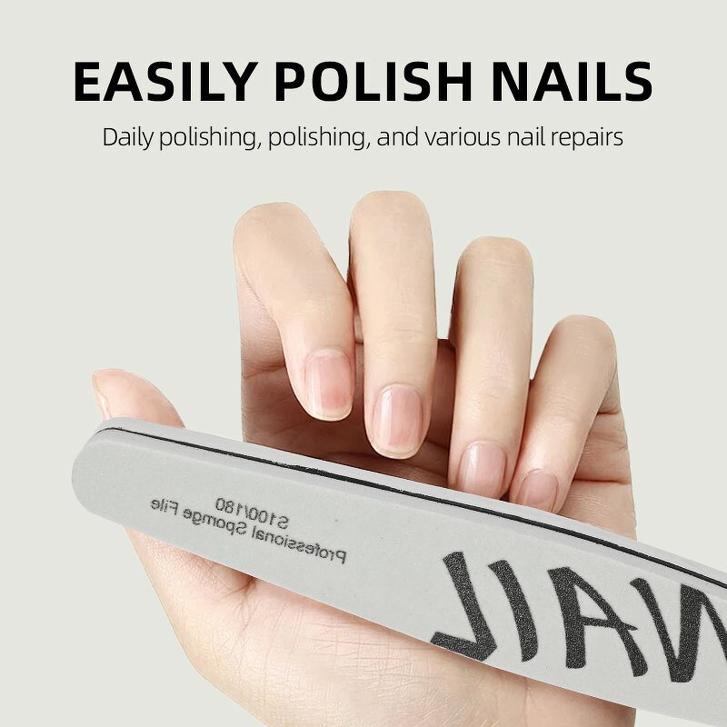 Zebra Nail Files - Factory Wholesale 100/180 Grit Washable Sandpaper Manicure Tool