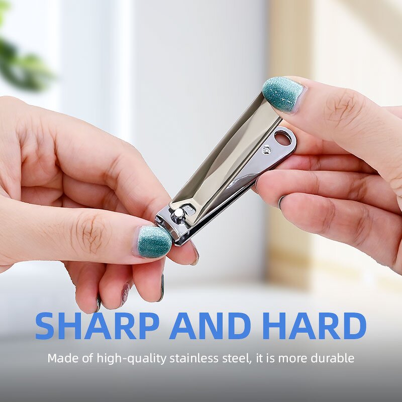 Nail Clippers - New Design Carbon Steel Gold Gray Cuticle Nippers Custom Packaging