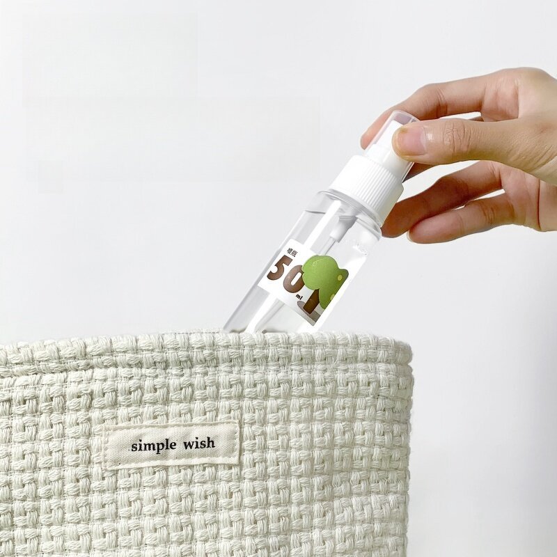 Fine Mist Spray Bottle - UUYP Custom Tags 50ml Alcohol Toner Water Refillable Clear