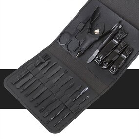 Manicure Pedicure Kit - 4-16pcs Cutter Trimmer Ear Pick Gift for Men Women