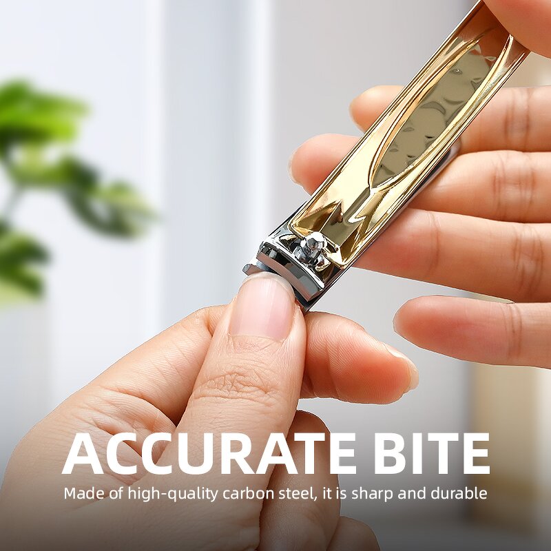 Nail Clipper Cutter - In Stock Carbon Steel Gold Silver Custom Packaging Cuticle Nippers