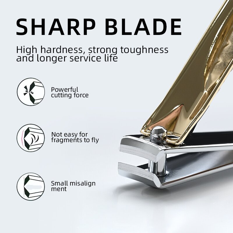 Nail Clipper Cutter - In Stock Carbon Steel Gold Silver Custom Packaging Cuticle Nippers