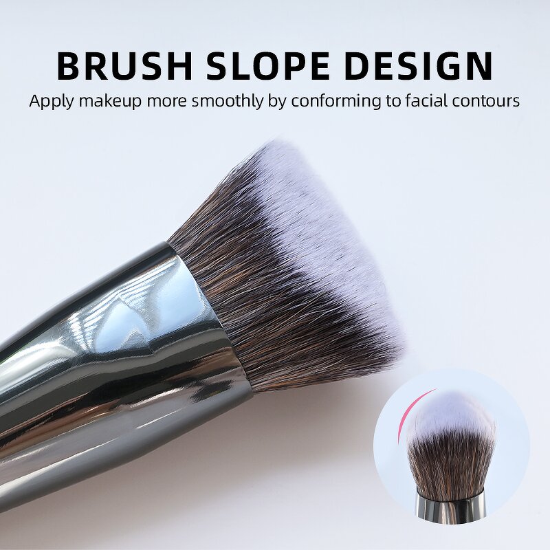 Foundation Makeup Brush - UUYP Synthetic Hair Nude Smudge Blending Liquid Cream