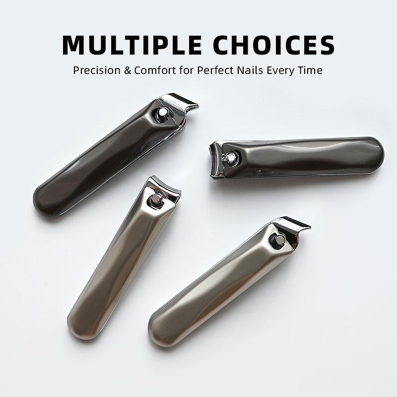 Nail Clippers - New Design Gold Gray Cuticle Nippers Wholesale Custom Packaging