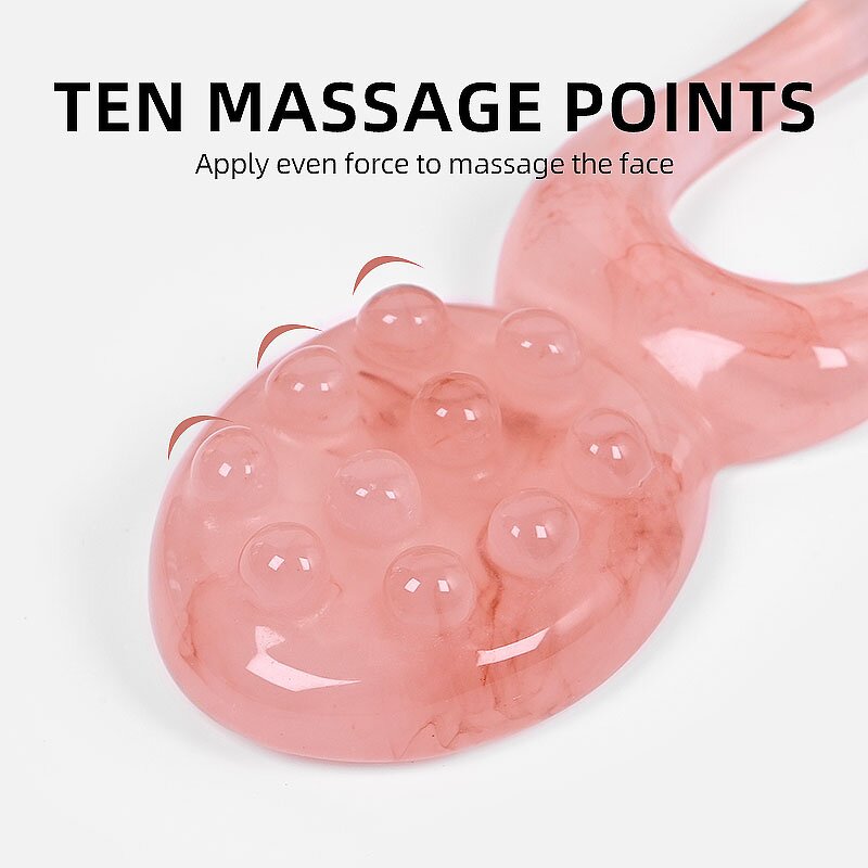 Gua Sha Massager - Customized Resin/Jade Color Scraping Board Face Neck Back