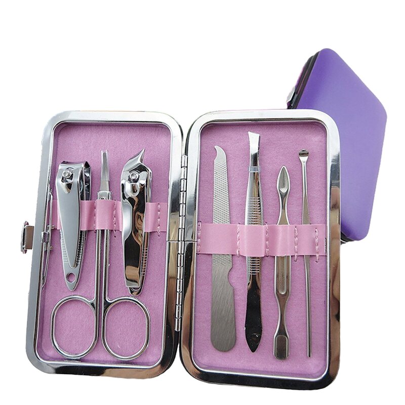 10 Pairs Manicure Set - Hot Sale High Quality Professional Logo 7 in 1 Tools Kit